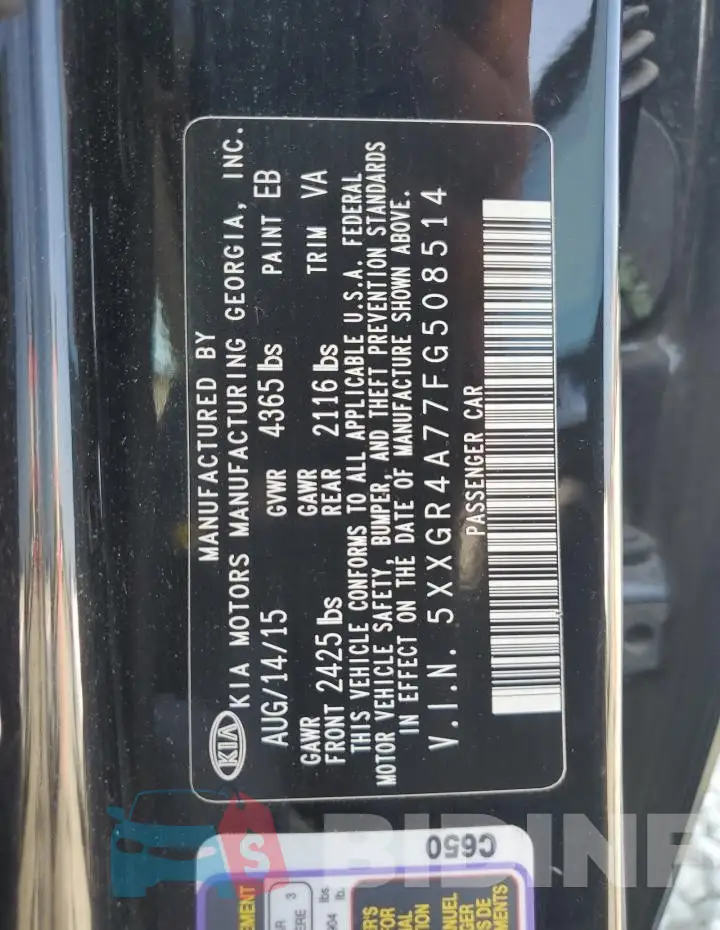 5XXGR4A77FG508514 Photo# 12