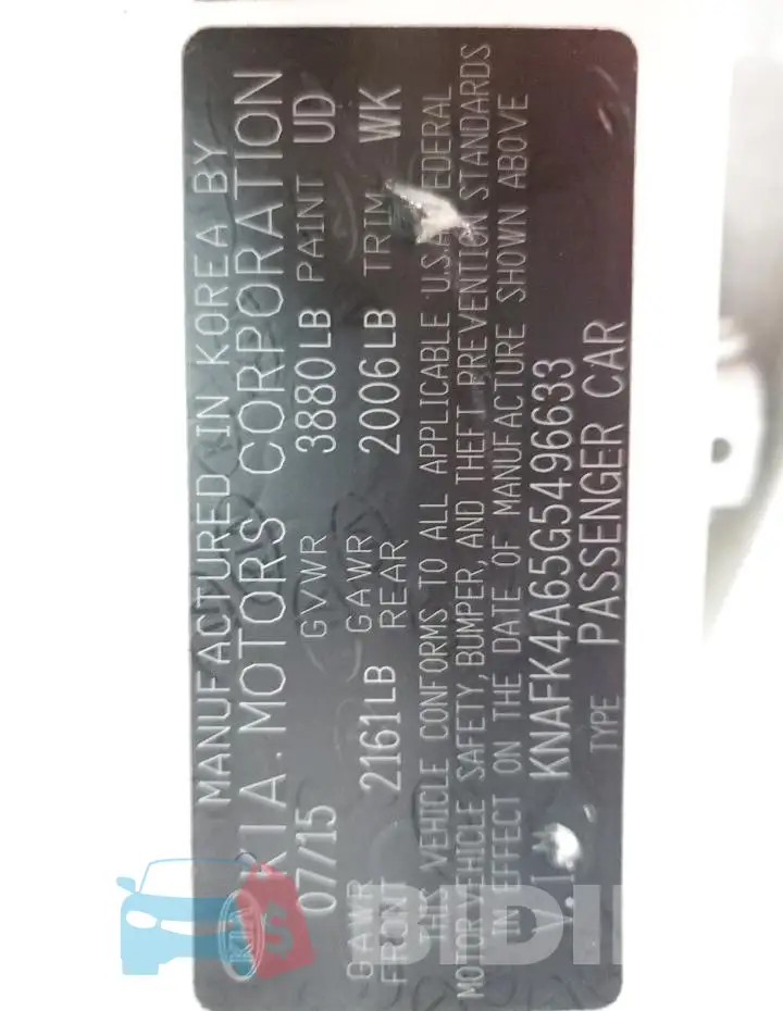 KNAFK4A65G5496633 Photo# 12