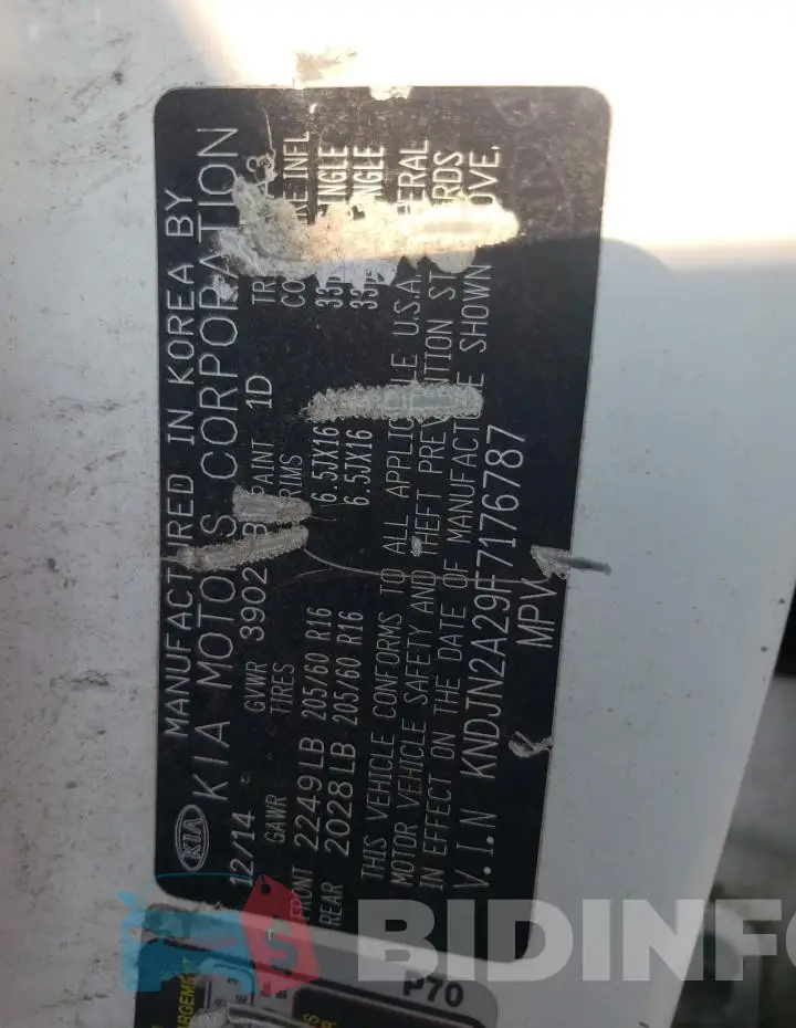 KNDJN2A29F7176787 Photo# 12