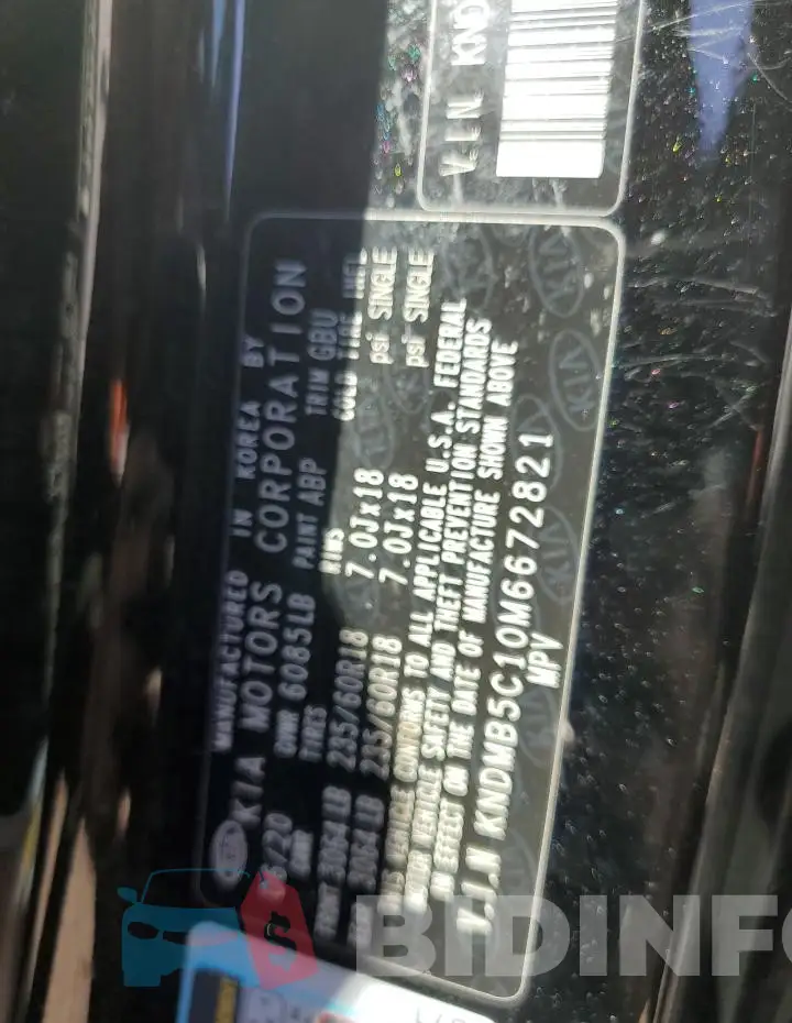 KNDMB5C10M6672821 Photo# 13