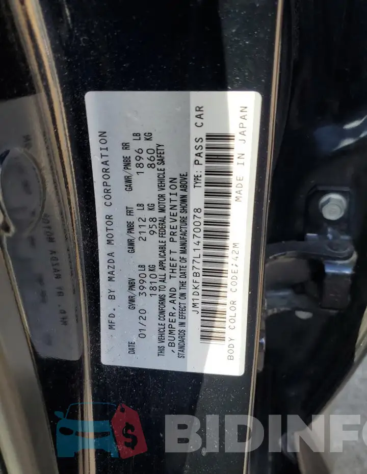 JM1DKFB77L1470078 Photo# 13