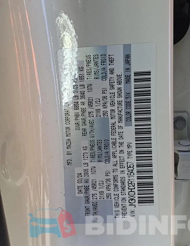 JM3KKDHD2R1164057 Photo# 14