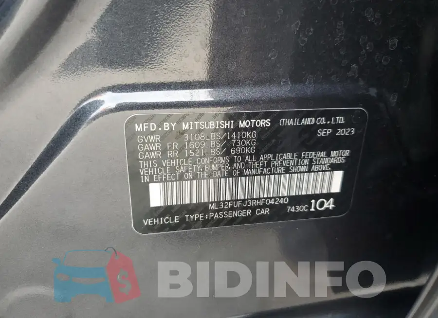 ML32FUFJ3RHF04240 Photo# 12