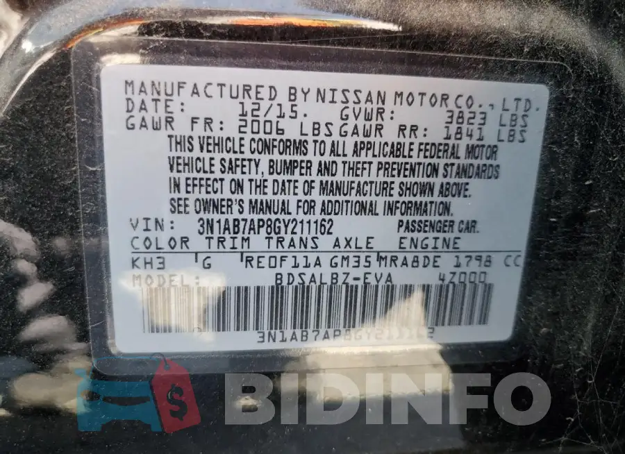 3N1AB7AP8GY211162 Photo# 12