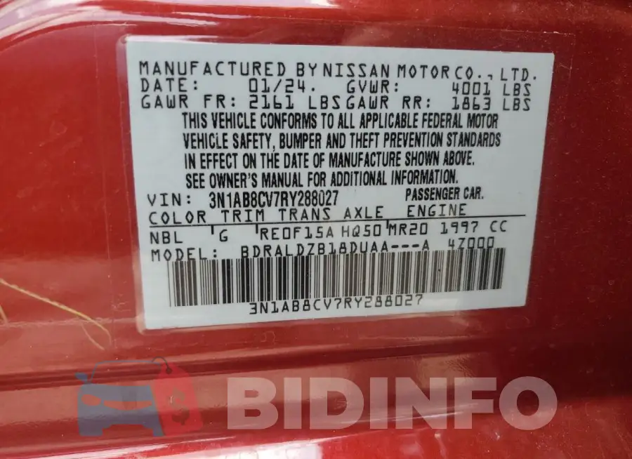3N1AB8CV7RY288027 Photo# 12