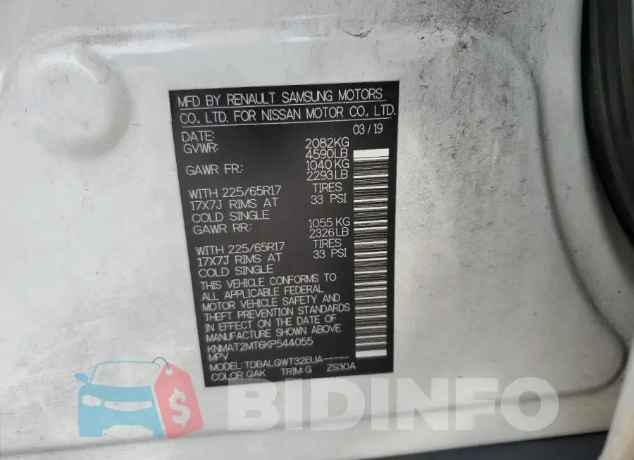 KNMAT2MT6KP544055 Photo# 13