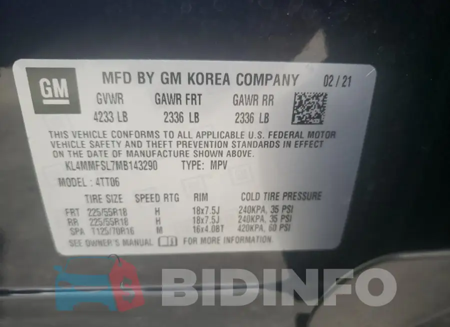 KL4MMFSL7MB143290 Photo# 13