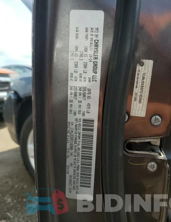 1C4NJDEB0FD162880 Photo# 12