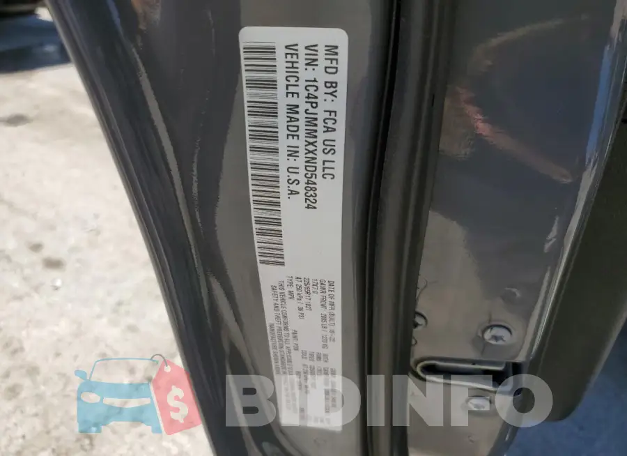 1C4PJMMXXND548324 Photo# 13