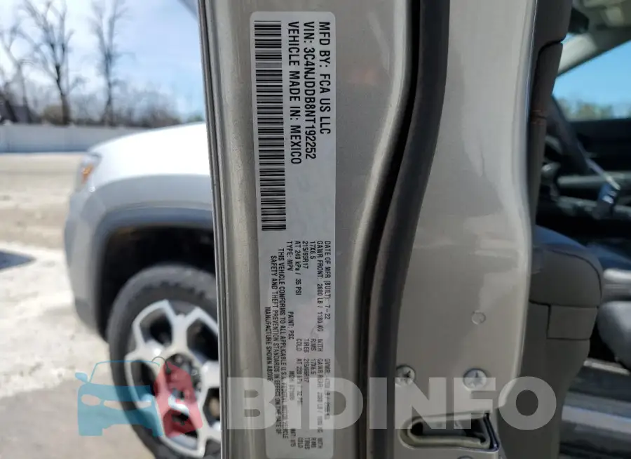 3C4NJDDB8NT192252 Photo# 13