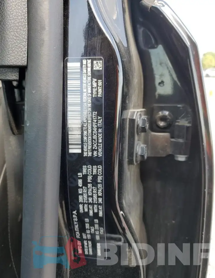 ZACCJBCB4HPF41772 Photo# 13