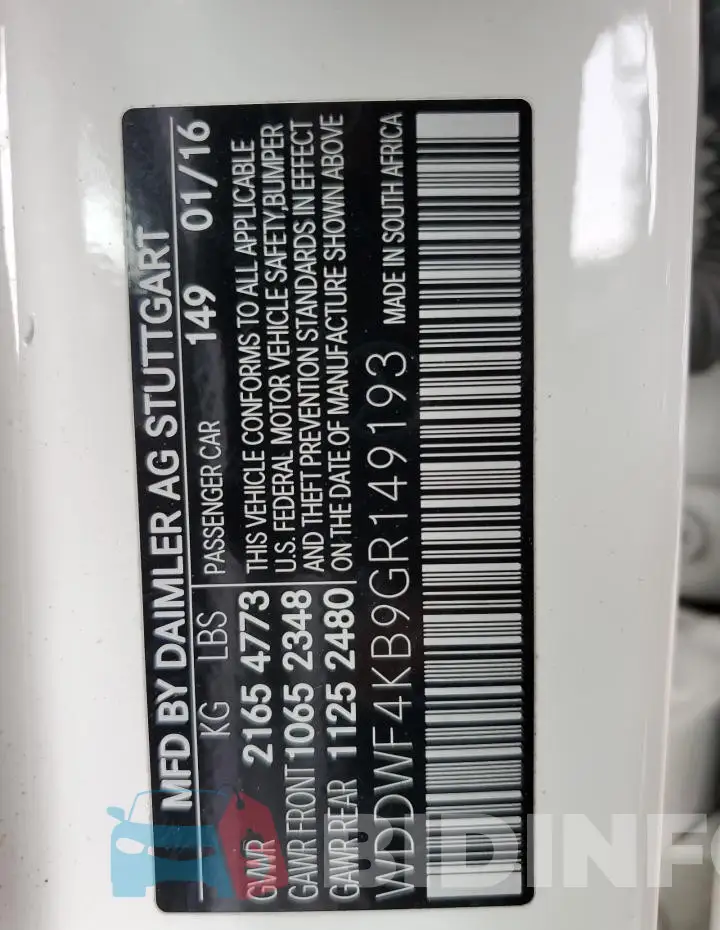 WDDWF4KB9GR149193 Photo# 13