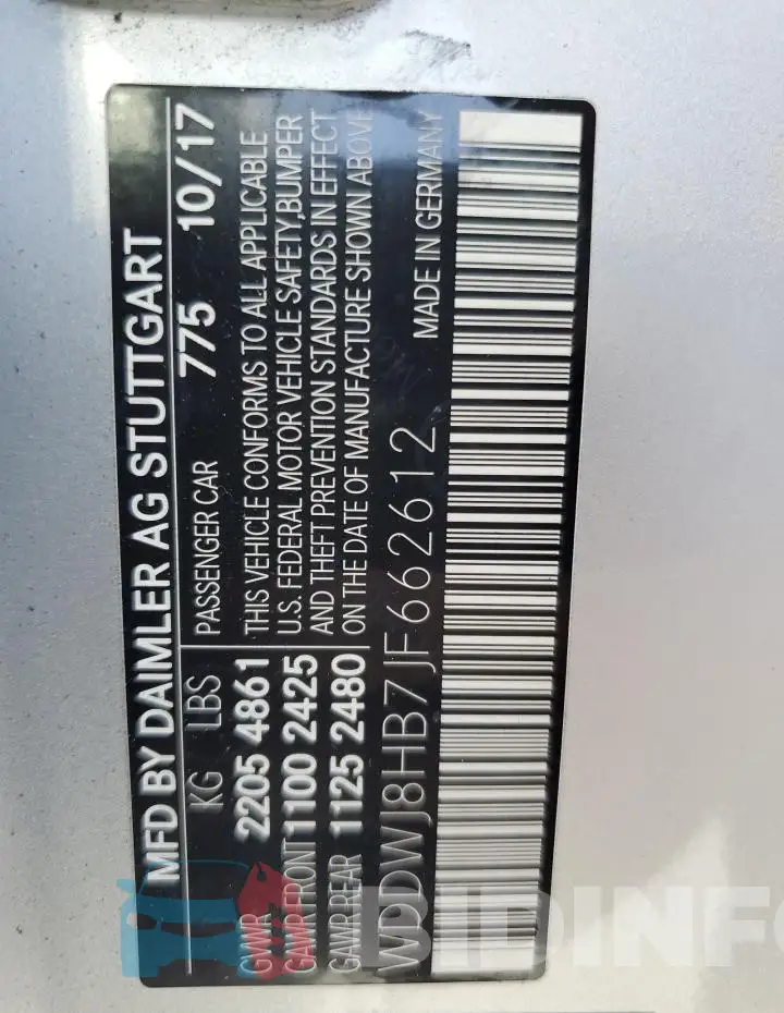 WDDWJ8HB7JF662612 Photo# 12
