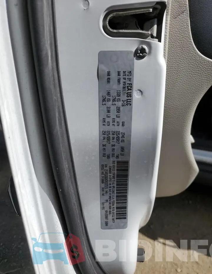 2C4RDGBG0GR337315 Photo# 13