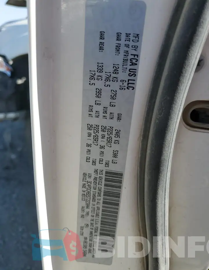 3C4PDCAB2GT223044 Photo# 12