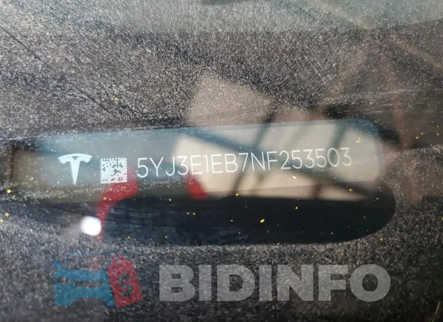 5YJ3E1EB7NF253503 Photo# 12