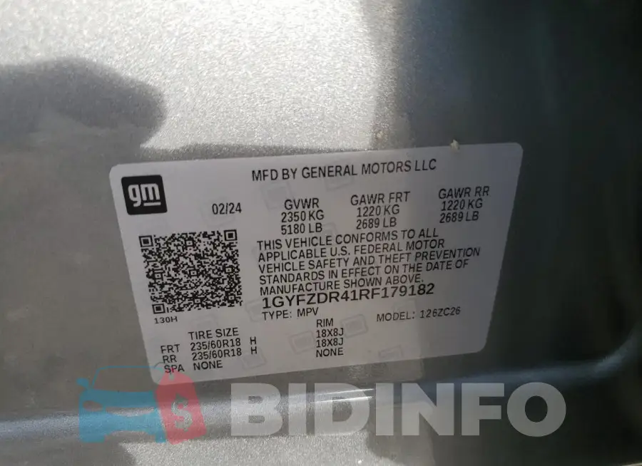 1GYFZDR41RF179182 Photo# 12