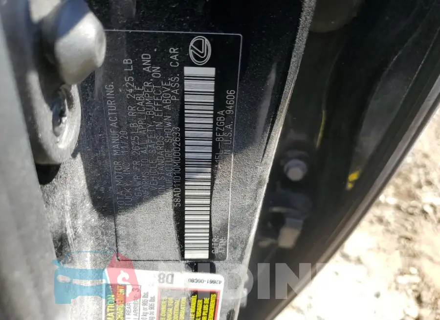 58AD11D10MU002633 Photo# 12