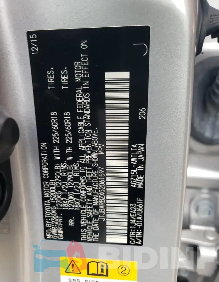 JTJBARBZXG2061597 Photo# 13