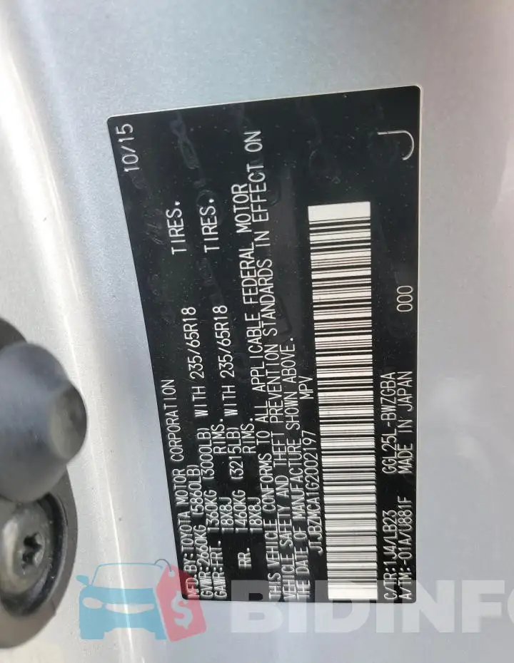 JTJBZMCA1G2002197 Photo# 13