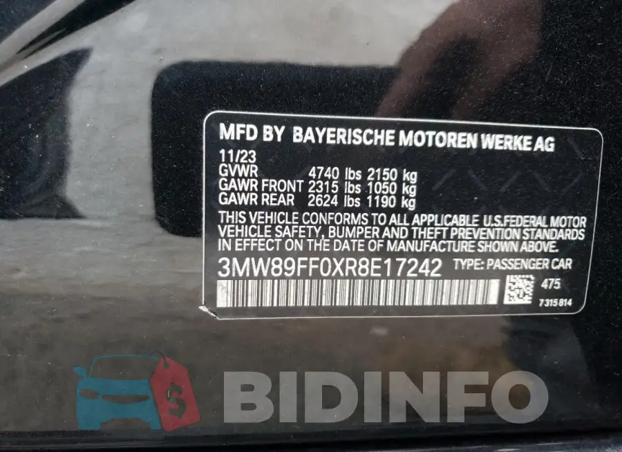 3MW89FF0XR8E17242 Photo# 12