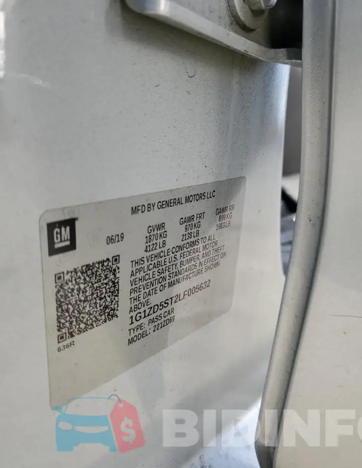 1G1ZD5ST2LF005632 Photo# 13
