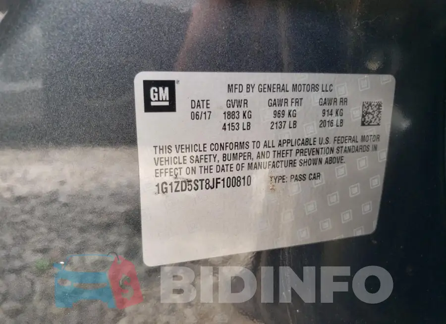 1G1ZD5ST8JF100810 Photo# 12
