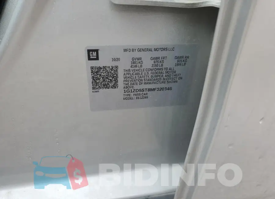 1G1ZD5ST8MF020346 Photo# 12