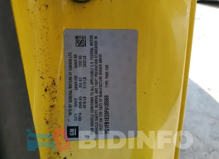 2G1FB1E33F9135560 Photo# 12