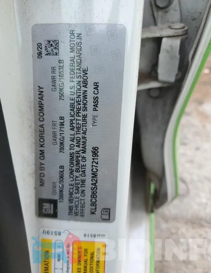 KL8CB6SA2MC721966 Photo# 13