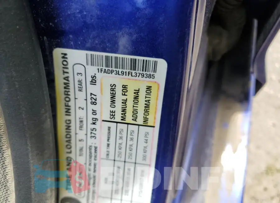 1FADP3L91FL379385 Photo# 13