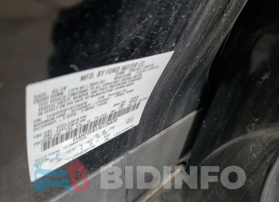 1FAHP2E81JG126830 Photo# 12