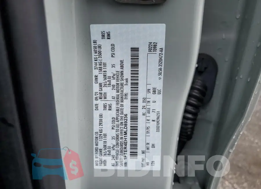 1FTER4EH1MLD89236 Photo# 12