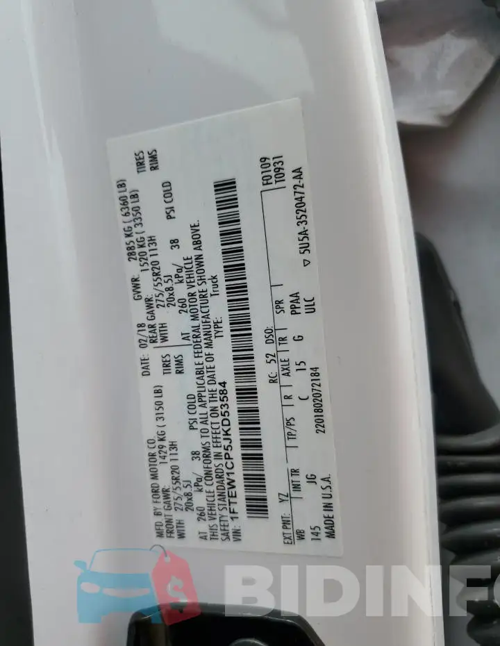 1FTEW1CP5JKD53584 Photo# 13