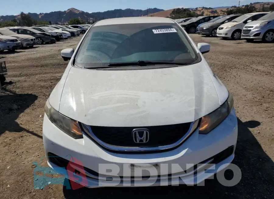 19XFB2F72FE252224 Photo# 5