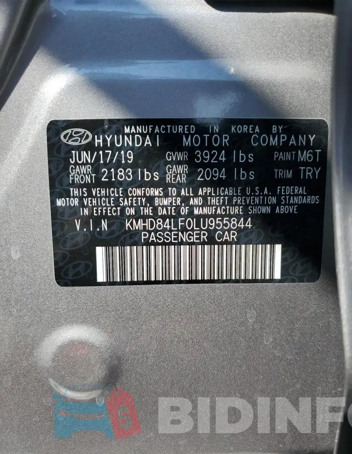 KMHD84LF0LU955844 Photo# 12