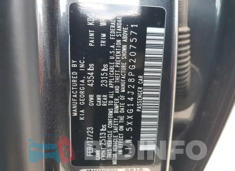5XXG14J28PG207571 Photo# 12