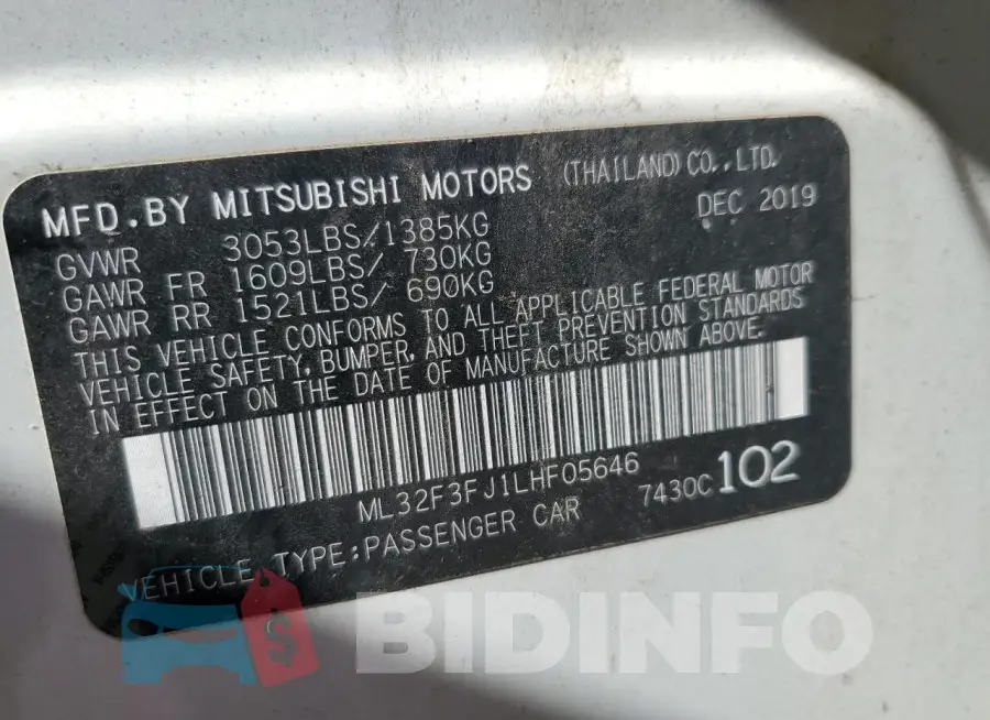 ML32F3FJ1LHF05646 Photo# 12