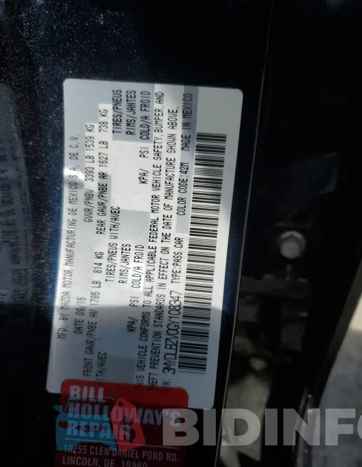 3MYDLBZV0GY108347 Photo# 12