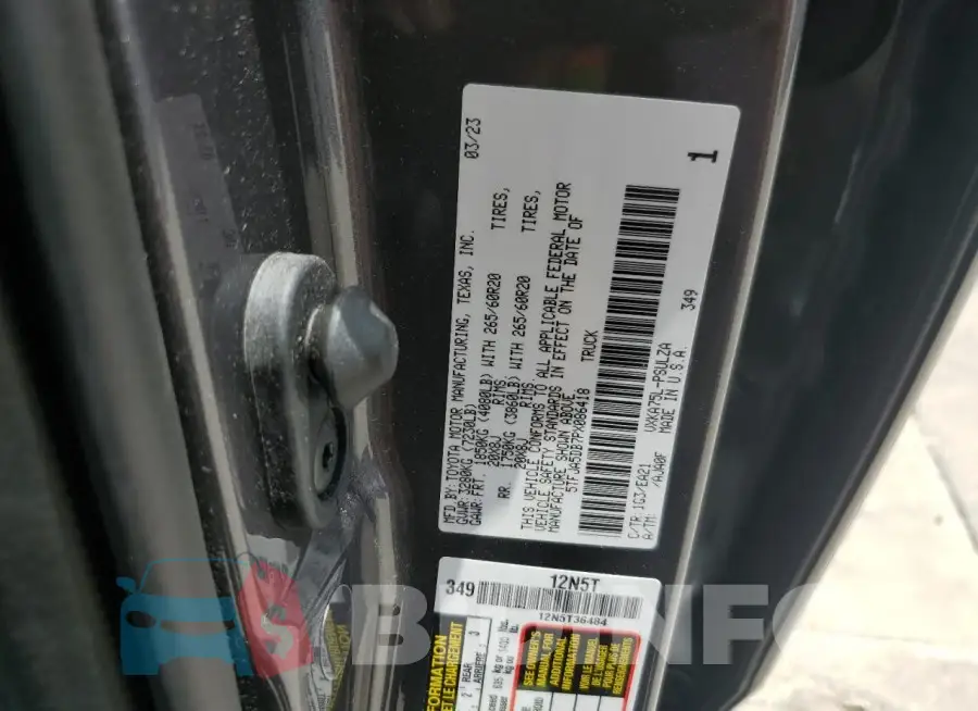 5TFJA5DB7PX086418 Photo# 12
