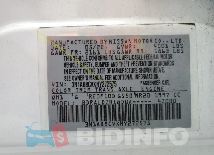 3N1AB8CVXNY272575 Photo# 13