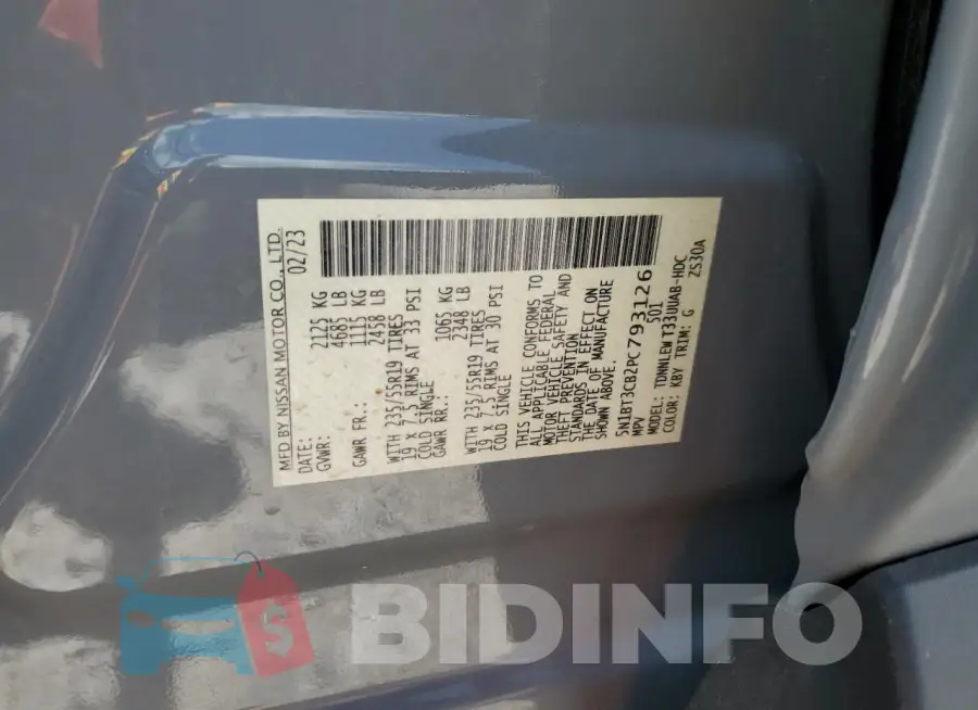 5N1BT3CB2PC793126 Photo# 14