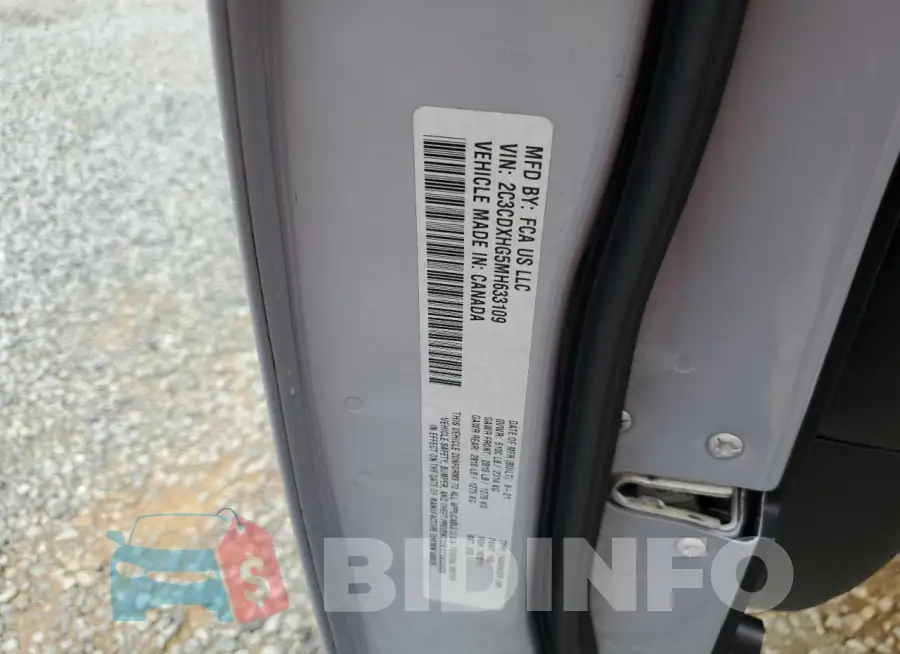 2C3CDXHG5MH633109 Photo# 13