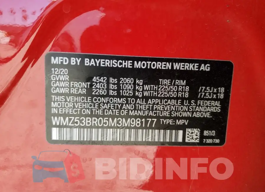 WMZ53BR05M3M98177 Photo# 12