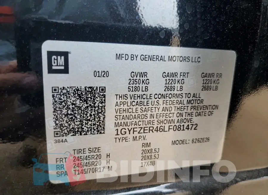 1GYFZER46LF081472 Photo# 13
