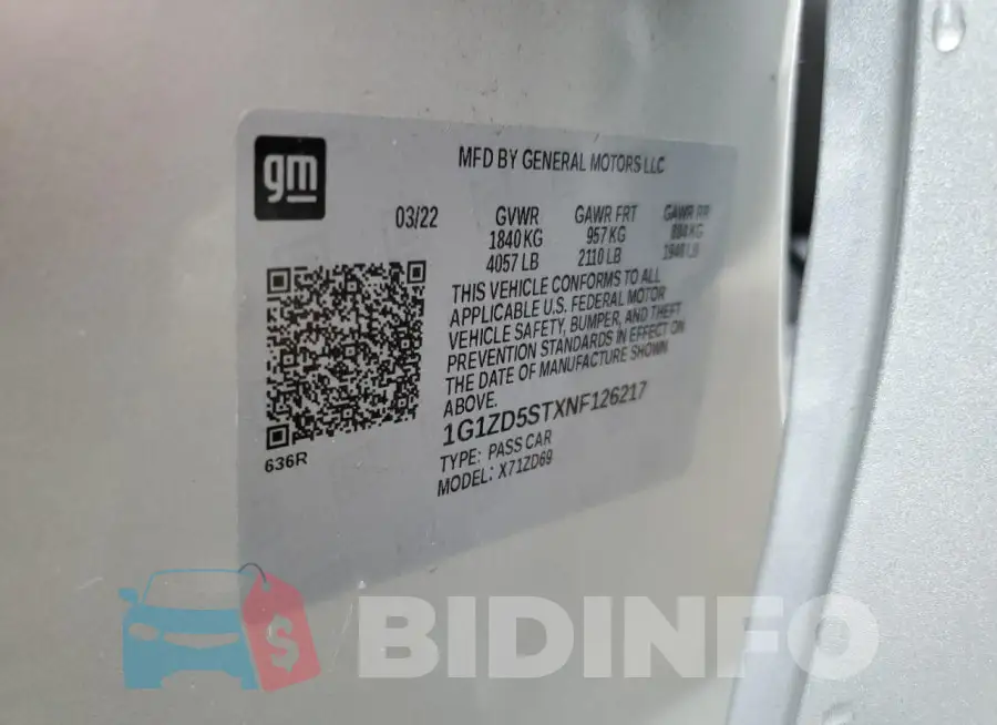 1G1ZD5STXNF126217 Photo# 12
