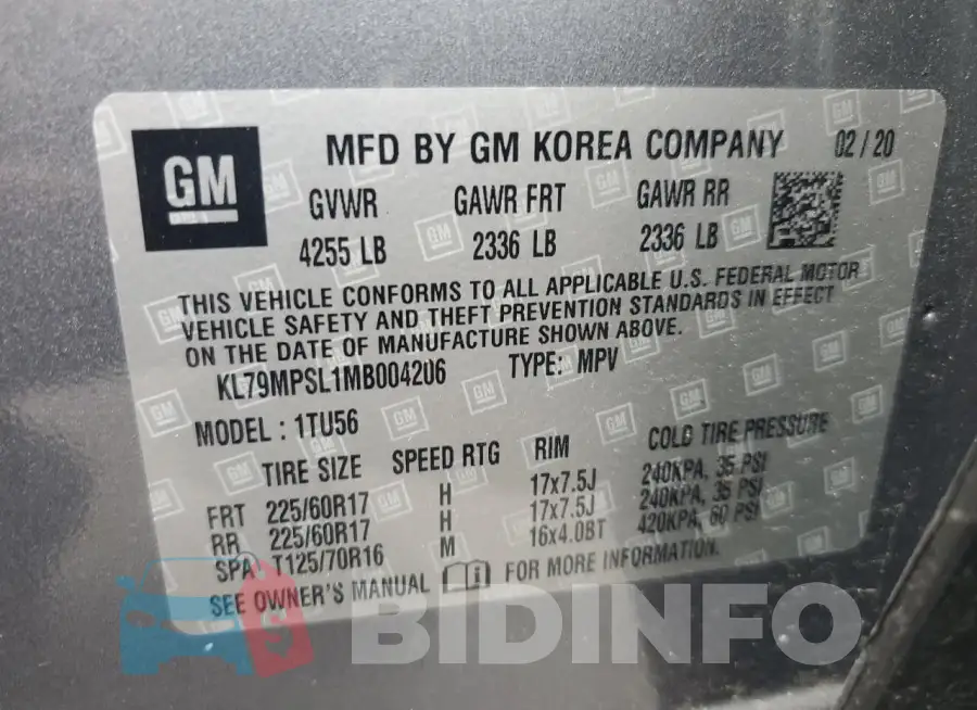 KL79MPSL1MB004206 Photo# 13