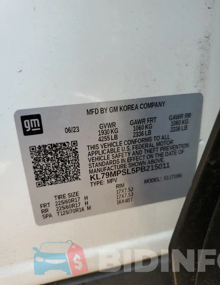 KL79MPSL5PB215011 Photo# 13
