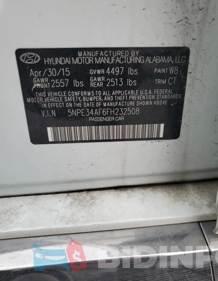 5NPE34AF6FH232508 Photo# 12
