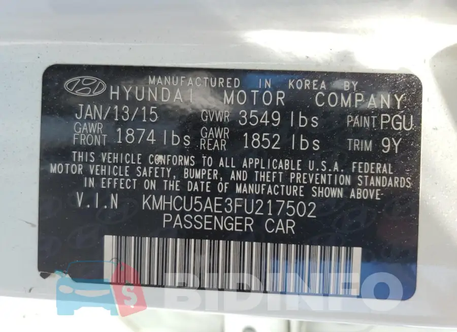 KMHCU5AE3FU217502 Photo# 12